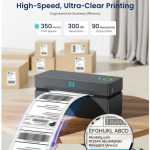 PL80e Bluetooth Thermal Shipping Label Printer, Blue