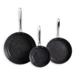 Basalt 3 Piece Frying Pan Set