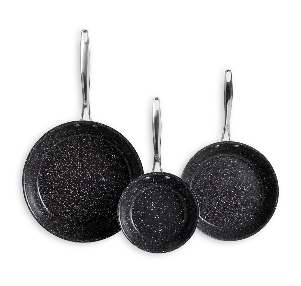 Görsel Düzenleyici (2) Basalt 3 Piece Frying Pan Set - Image 1
