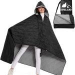 Outdoor Camping Blanket, Fleece Waterproof Stadium Blanket with Portable Bag, Lightweight for Cold Weather, Sports, Pet, Beach, Picnic, Stadium, Travel, Car, 79 * 54inch